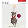 Año del Caballo Mascota Poni Bolso Colgante Animal Lindo al Aire Libre Llavero Animales Decoración Colgante Coche Peluche Regalo Transfronterizo