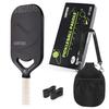 Raquete de Pickleball T700 com Quadro Prensado a Quente Sem Limites Fibra de Carbono Fosca Prensada a Quente Peça Única Raquete de Pickleball