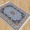 Alfombra de Estilo Étnico Esterilla de Oriente Medio Felpudo Árabe Lavable a Máquina con Borlas Manta Enrollable para el Hogar Estilo Xinjiang Hui