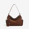 Bolso de Mano Retro Transfronterizo Bolso Sencillo de Axila para Mujer 2025 Nuevo Bolso Versátil Sencillo para el Trabajo Bolso de Hombro de Gran Capacidad