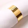 Anel de ferro simples criativo Anel de guardanapo de hotel Dourado Anel de pano de boca Fivela de guardanapo Anel de papel toalha galvanizado Fabricantes atacado