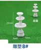 Wx Maquete Arquitetônica Mesa de Areia Escultura Artística Fontes Figuras Animais com Paisagem Ornamentos de Cena de Praça de Jardim Europeu
