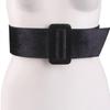 Cinto Largo de Veludo Preto Cinto Decorativo Combinando Saia Casaco Feminino Estilo Coreano Faixa de Cintura de Tecido de Veludo Não Poroso