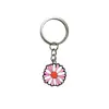 Llavero Creativo Rosa de Dibujos Animados Serie Rosa Llavero Personalizado de Goma Suave PVC Colgante para Bolsa Adorno para Llave de Coche Accesorio