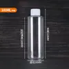 Botellas de Plástico Transparente de Grado Alimenticio al por Mayor en Stock, Botellas Delgadas de Boca Pequeña, Botellas para Muestreo y Dispensación de Líquidos de 30, 50, 100 ml