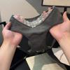 [Susurro Suave] Calzones de Algodón Delgado con Borde de Encaje para Mujer, Cubre Cadera, Amigables con la Piel, Cintura Media, Chicas Puras