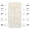 Caixa de Pérolas Imitação Colorida com 10 Compartimentos Perfurados de ABS para Brincos, Pulseiras, Grampos de Cabelo Feitos à Mão, Acessórios, Caixa de Contas Soltas