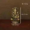 Latão Retrô Antigo Deus Tailandês da Riqueza Elefante Deus Enfeites Decoração de Mesa Enfeites Artesanato Coleção Enfeites de Mão