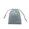 Bolsas de Terciopelo con Cordón, Bolsas a Prueba de Polvo para Joyería, Auriculares Pequeños, Baterías Portátiles, Bolsas de Regalo de Terciopelo Personalizadas