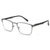 Gafas de Lectura Metálicas de Nuevo Estilo para Hombres, Moda de Negocios, Fotocromáticas, Anti Luz Azul, Lente Plana, Gafas de Prescripción Terminadas
