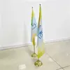 Fábrica de origem: Bandeiras corporativas personalizadas com logotipos para vários países, bandeiras mundiais decorativas em forma de Y, de face única e dupla