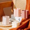Portavelas de Cerámica con Forma de Flor Estilo Ins Regalo de Halloween Navidad Recipiente para Velas de Aromaterapia de 250 ml Adorno