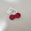 Estilo Blogger Coreano Mesmo Estilo Flor Fresca e Doce Presilha Lateral Wer Letra Presilha Lateral de Alto Padrão Acessório de Cabelo Flor