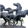 Fabricante Produção Rua Comercial Jardim Paisagismo Escultura de Cavalo de Cobre 2 3 4m Escultura de Cavalo de Cobre Fundido Praça Ornamento de Cavalo Galopante
