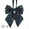 Uniforme jk gravata borboleta japonesa listrada Bevel boxer estilo preppy gola flor laço pequenos itens grátis acessórios femininos