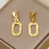 Nuevos Pendientes Hechos de Material de Cobre, Lámina de Oro Geométrica, Pendientes de Diseño Moderno y de Alta Gama, Pendientes para Mujer, Venta al por Mayor de Fabricantes
