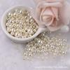 3-8mm Furo Cor Moinho de Água Destaque Pérola Perfurada ABS Imitação Pérola Miçanga DIY Acessórios de Joalheria