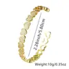 AliExpress novas joias femininas banhadas a ouro cobre pulseira em formato de coração geométrica ins popular joia fornecimento transfronteiriço
