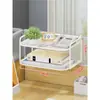 Suporte para telefone de escritório, rack de armazenamento de dados de mesa, estação de mesa, tela, pasta suspensa, caixa de armazenamento