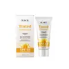 Crema Protectora de Vitamina C OUHOE Verano Aislamiento Exterior Radiación Suave Refrescante y No Pegajosa Crema Hidratante Protectora