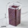 Caja cuadrada de embalaje para té perfumado 680ml 4 compartimentos 700ml tanque sellado cuatro cajas de almacenamiento de grado alimenticio almacenamiento
