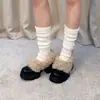 Zapatos esponjosos de un paso Joy de Shorty para mujer, estilo retro 2026, estilo coreano, nuevos, versátiles, suela gruesa, con felpa, de moda, nicho, zapatos de vestir