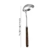 Auténtico Juego de 6 Piezas de Cuchara Espátula para Cocinar de Acero Inoxidable 304 Cocina Hogar Espátula de Champiñón Cuchara para Sopa Espátula Colador Grande