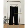 Pantalones de Lino de Cristal Elásticos Casuales de Pierna Recta Acampanada de Cintura Alta Ajustados Estilo Coreano para Mujer, Delgados de Verano, Versátiles y con Caída