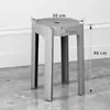Directamente del fabricante, taburetes de plástico engrosados para uso doméstico, taburetes de comedor apilables, cómodos para sentarse a largo plazo, taburetes de molino de viento