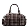 Bolso Bandolera Retro de Gama Alta para Mujer 2026 Primavera Nuevo Estilo Cuadros Moda Versátil Bolso de Hombro Elegante Bolso de Mano