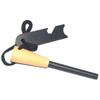 Mango de Madera Pedernal Impermeable Herramienta de Fuego Varilla de Llama Mango de Madera Redondo Pedernal Varilla de Magnesio Equipo de Supervivencia Pedernal