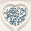 9X14Mm Colgante de Cristal Brillante Luna Agujero Cruz Collar Pulsera Colgante Material para Joyería DIY Accesorios para Ropa