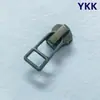 Zíper YKK Não. Zíper de metal com 5 dentes e cabeça de zíper automática quadrada para carcela de roupas e botas
