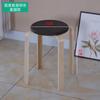Diseño de Taburete Apilable para Uso Doméstico, Sillas de Mesa de Comedor de Madera Maciza, Taburetes Apilables de Madera Maciza al por Mayor