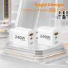 Cargador rápido de doble puerto 240W para teléfono móvil PD20W transfronterizo, adecuado para dispositivos Apple, Huawei, Samsung, europeos, americanos y británicos