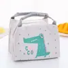 Bolsa Lancheira Estudantil Criativa Desenho Animado Bolsa de Lanche Infantil Bolsa de Lanche Bolsa de Armazenamento Bolsa Térmica de Inverno
