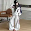 Conjunto de outfit otoño e invierno para niñas 2026, conjunto deportivo casual tipo coreano con bloques de color para niñas mayores