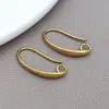 Acessórios de Gancho Francês para Orelha em Aço Inoxidável Brincos Largos Brilhantes Feitos à Mão Brincos DIY Brincos Semi-Acabados Materiais para Joias