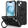 Comercio Exterior Funda para iPhone 15Pro con Anillo de Punto Apple 14 Soporte Plegable Funda Protectora Resistente a Caídas