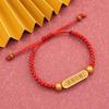 Ser No. 1 en el examen de ingreso a la universidad Pulsera Estudiante Examen Oración Cuerda Roja Tejida a Mano Cuerda de Mano Pequeños Regalos para Cada Examen