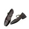 Zapatos Mary Jane cuadrados de estilo retro francés para mujer, nuevo modelo otoño 2026 5cm, con una correa de hebilla, zapatos cómodos y versátiles