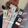 Correa de Reloj Tejida de Nylon con Hebilla Magnética en Forma de Oso para Muñeca Apple S10 S11 Huawei Gt6 18 20 22