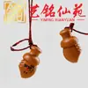 Yiming Xianyuan Talla en Madera Maciza Artesanía Creativa Llavero Colgante Hecho a Mano DIY Dibujos Animados Correa para Teléfono Decoración de Bolsa