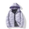 Chaqueta Ligera de Plumas Estilo Pareja 2024 Nueva Pluma de Pato Blanco Moda Versátil Casual Chaqueta Ligera de Plumas Abrigo