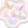 37X27mm Acrílico Dos Tonos Estéreo Mariposa Grande Hecho a Mano DIY Accesorios para Joyería con Cuentas Manuales Pulsera Cuentas Sueltas