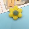 Nueva flor de pétalos de felpa de 5.5 cm accesorios de joyería diy accesorios para el cabello para niños tocado accesorios de broche Yiwu mayoreo