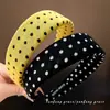 Faixa de cabeça colorida com bolinhas e aba larga para mulheres, tiara estilo dopamina, aumenta a altura do topo da cabeça, acessório de cabelo, acessório de cabelo personalizado estilo japonês e coreano