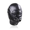 Cerrado Desmontable Bozal Ciego Máscara Ciega Perro Diversión Casco Masculino Ajustable Máscara de Estrangulamiento Suministros para Adultos