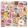 [Colección Completa] 50 Pegatinas de Graffiti para Paraíso Acuarela Transfronterizo DIY para Taza de Agua, Funda de Teléfono Móvil, Pegatinas para Guitarra Impermeables