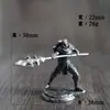 Figurillas de modelo de dragón de cobre macizo y soldado subterráneo, juguetes de cobre blanco y latón, adornos para juegos de mesa, piezas de ajedrez para colección
